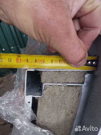 Дверь металлическая двухстворчатая