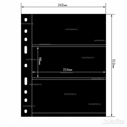 Листы для банкнот