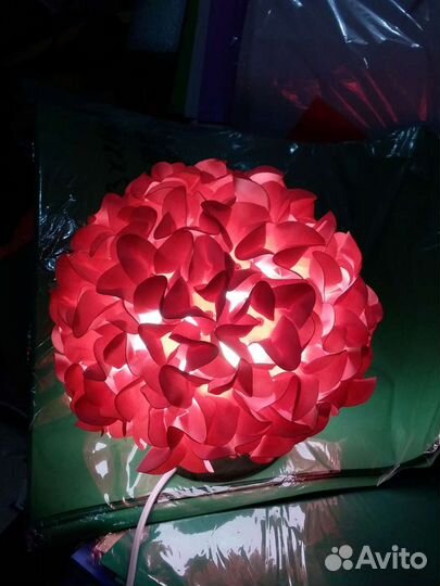 Светильник,Гортензия 