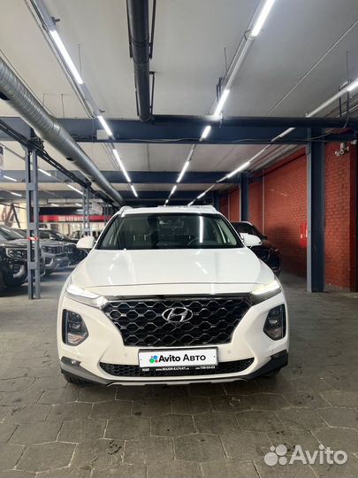 Hyundai Santa Fe 2.2 AT, 2020, 62 000 км