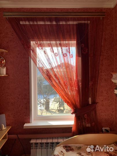 Тюль с карнизами