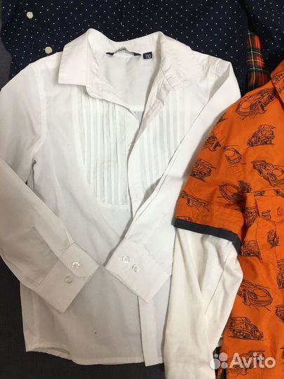 Рубашки на мальчика 104-110