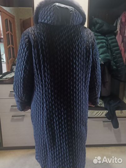 Пальто женское зимнее 62-64размер