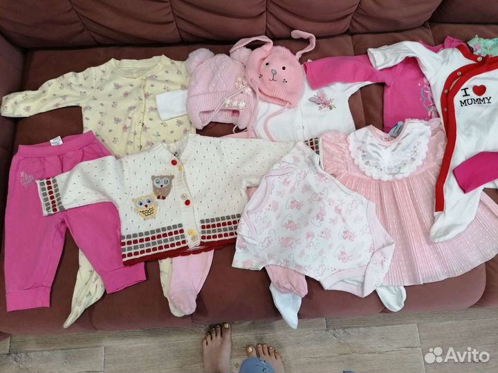 Одежда для девочки от рождения до 1 года