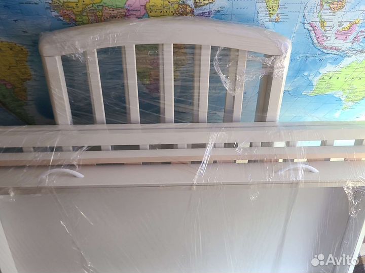 Детская кроватка с комодом бу