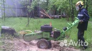 Расчистка участка Удаление пней, веток