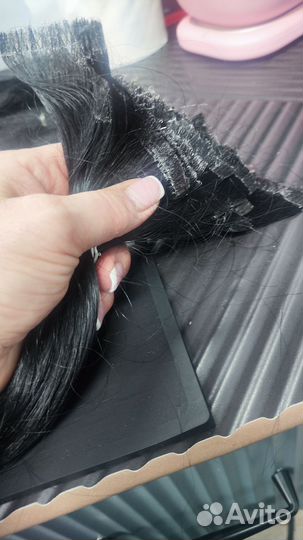 Волосы для наращивания 60 см волна натуральные