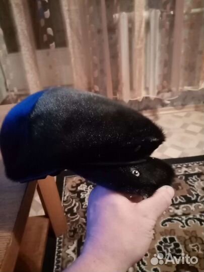 Меховая мужская кепка