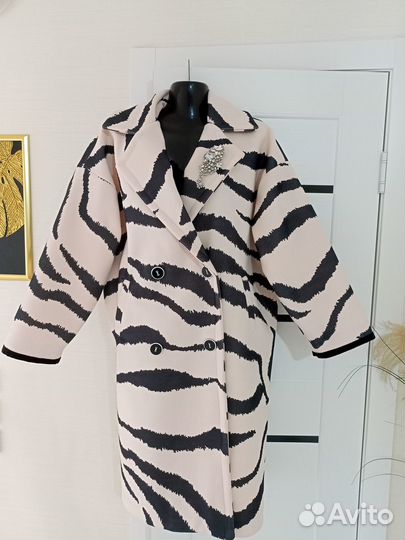 Пальто оверсайз демисезонное