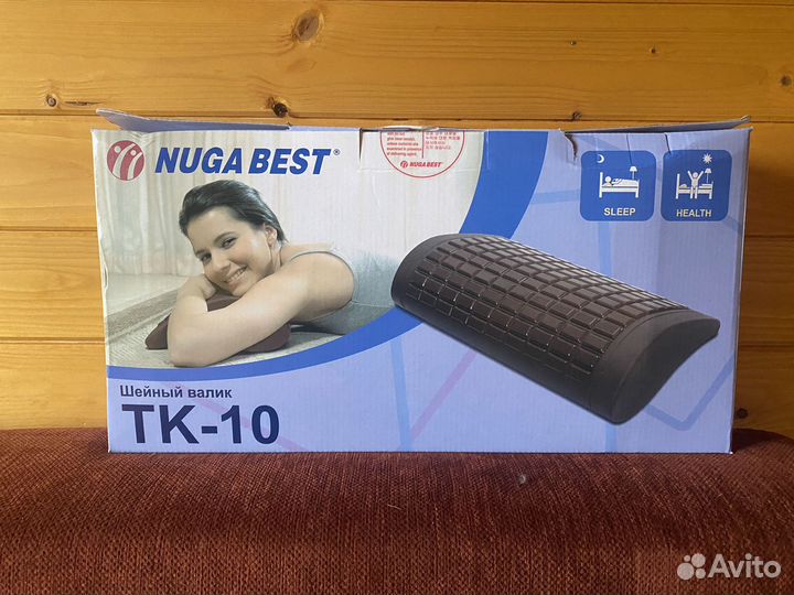 Лечебный шейный валик nuga best ТК-100