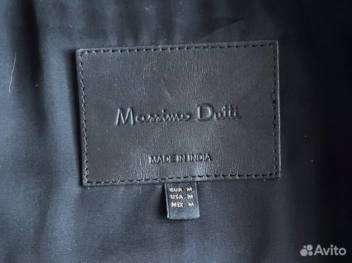 Кожаная куртка натуральная кожа Massimo Dutti