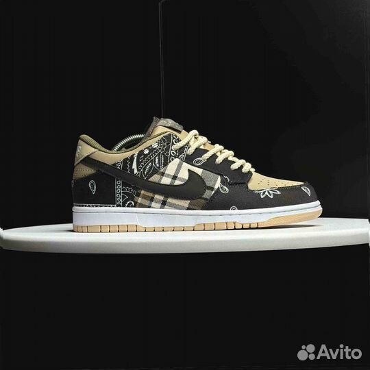 Кроссовки Travis Scott x Nike Dunk SB Low Cactus Jack