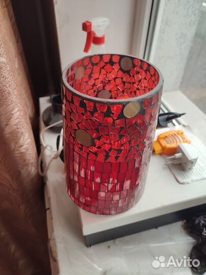 Ваза цветное стекло