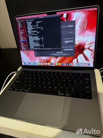 MacBook Pro 14 8/512 m3 новый 3 цикла