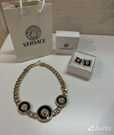 Комплект колье + серьги