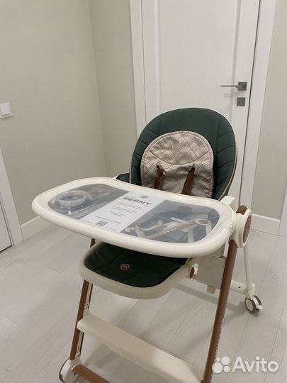 Стульчик для кормления ребенка кожаный от HB