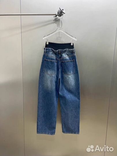Джинсы Balenciaga на резинке