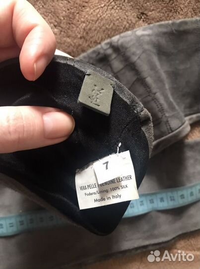 Перчатки женские замшевые