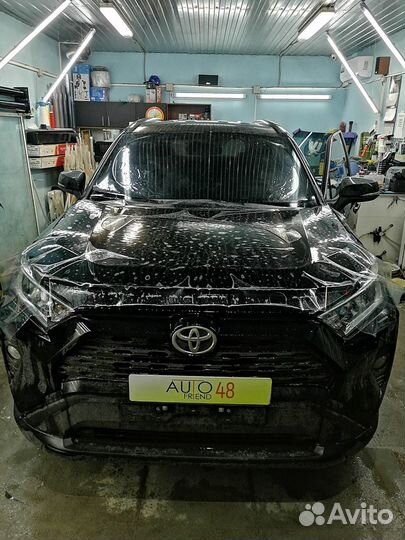 Оклейка антигравийная пленка. Бронь