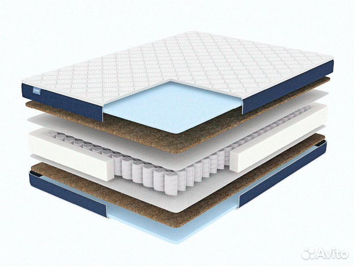 Матрас двухсторонний 80х190 см