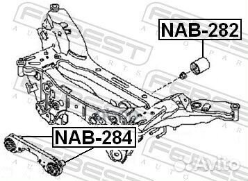 Сайлентблок подушки дифференциала nissan qashqai