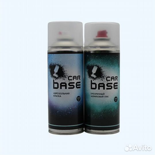 Carbase. Краска аэрозольная. Лак автомобильный. ssangyong WAC premiere wine (База 500мл + Лак 500мл)