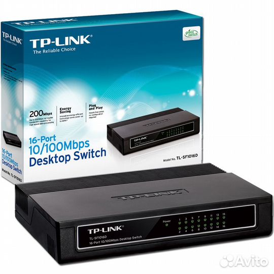 Коммутатор TP-link TL-SF1016D (новое)