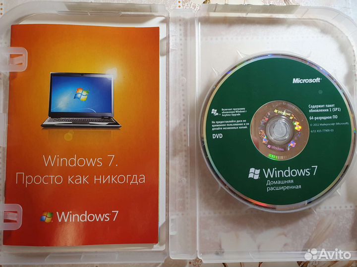 Microsoft Windows 7 Домашняя расширенная