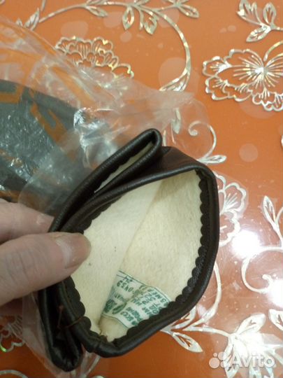 Перчатки женские кожаные БССР,винтаж,новые