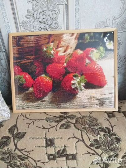 Готовая алмаз. мозаикаДельфины, Березовая роща