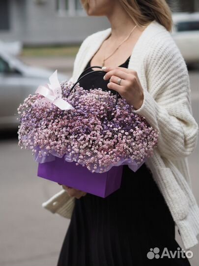 Гипсофила букет цветы