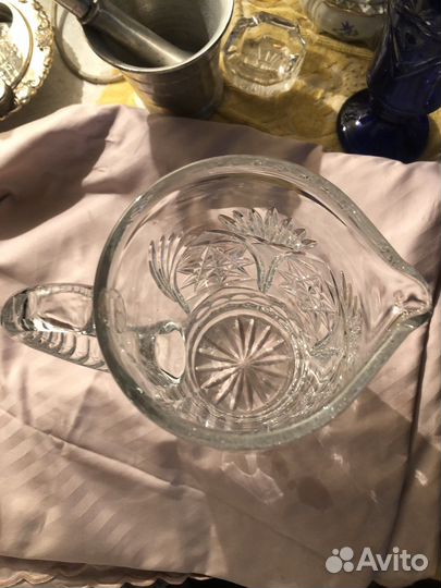 Кувшин хрустальный