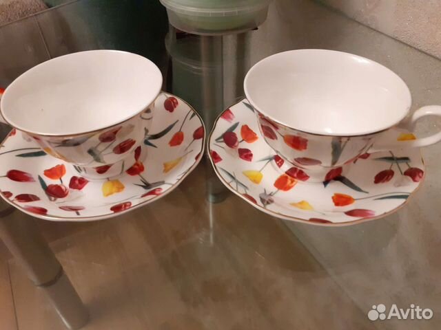 Чайные чашки с блюдцами СССР