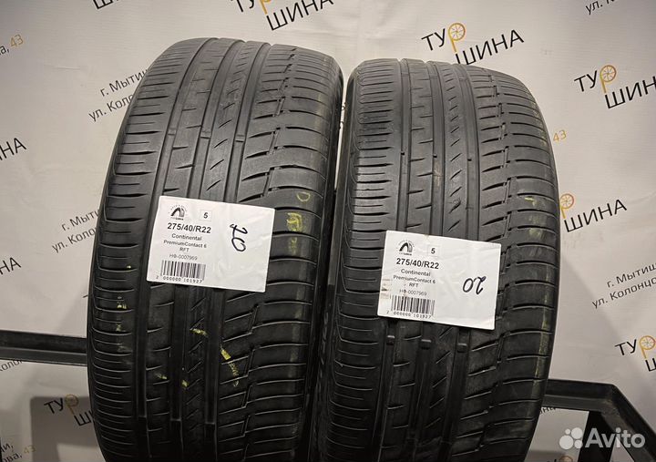 Continental PremiumContact 6 275/40 R22 94Y