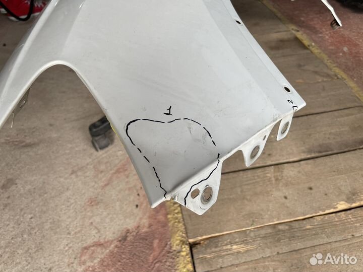 Крыле переднее левое Audi Q7 4m 2015-2019