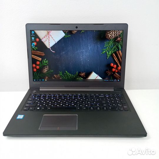 Ноутбук lenovo i5-7200/8gb/ssd+hdd/gt940mx/ips