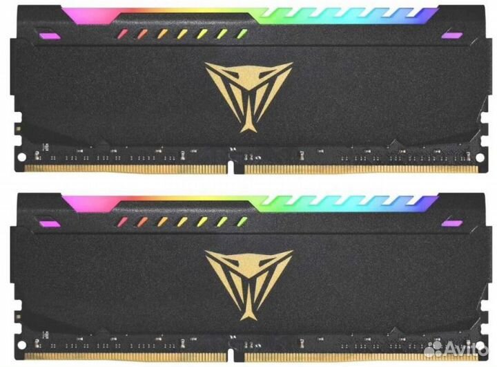 Модуль памяти DDR4 16GB (8Gbx2) 3200MHz patriot V