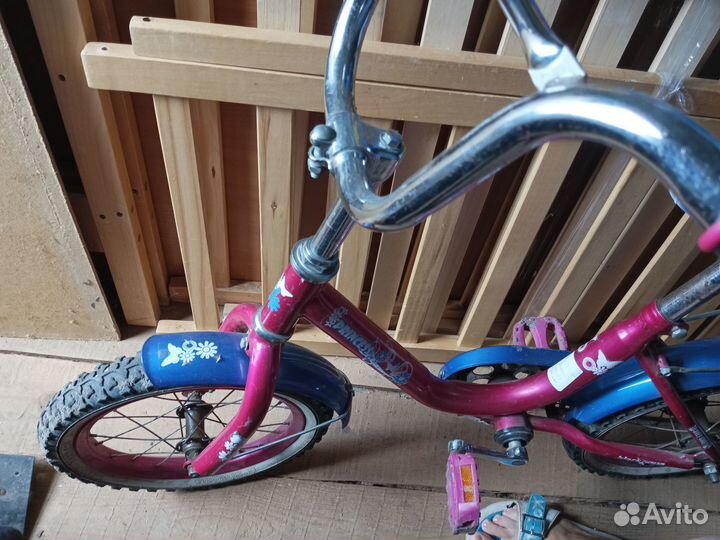 Велосипед детский с приставными колесиками
