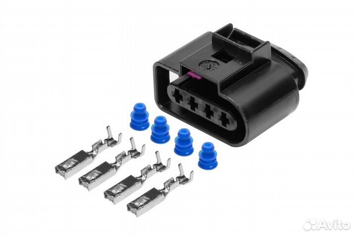 Разъем 4b0973724 4-х контактный к катушке зажигани