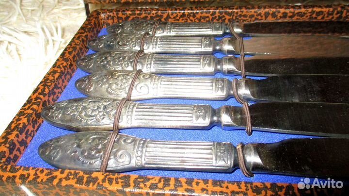 Столовые приборы из мельхиора на 6 персон