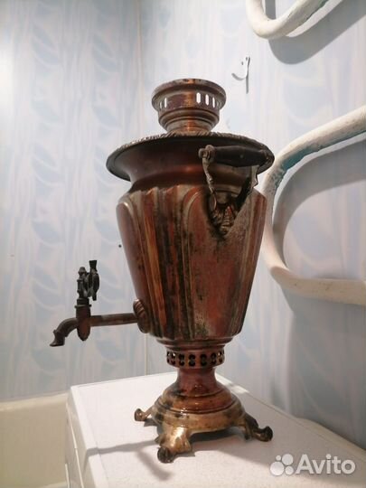 Самовар на дровах старинный