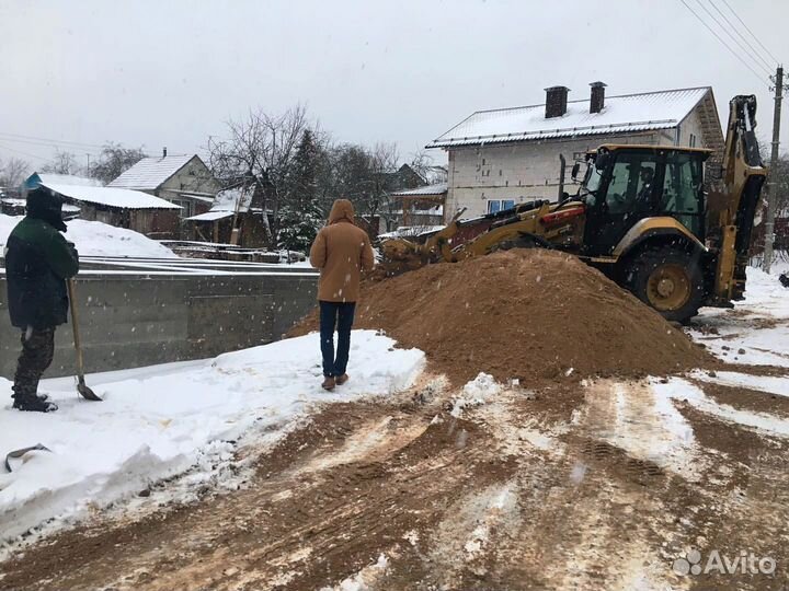 Песок карьерный с доставкой