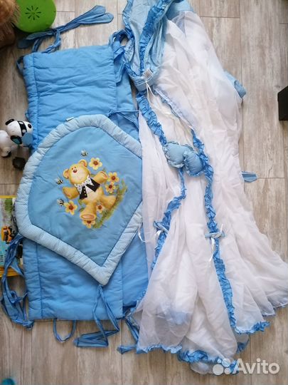 Балдахин и бортики в кроватку