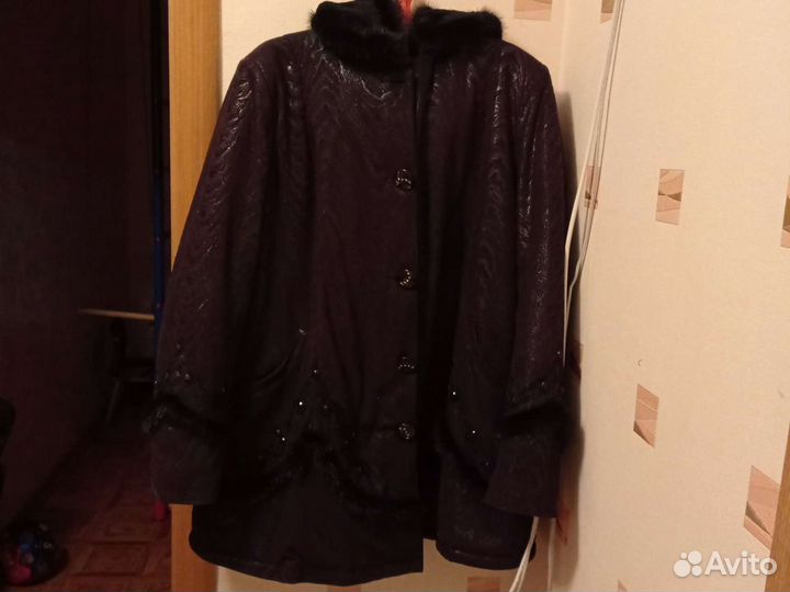 Большой 68 раз Свитшот +плащи+ джинсы+ пуховик