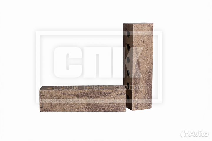 Кирпич облицовочный колотый - Желтая Яшма