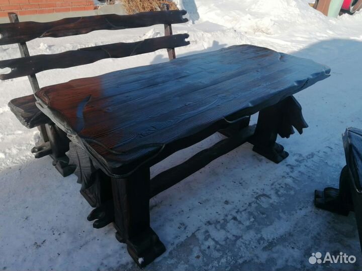 Лавки столы из дерева