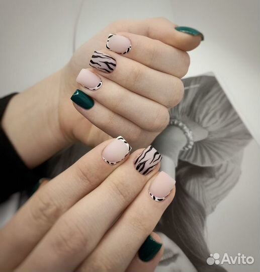 Моделирование (наращивание ), гель лак+комбиманикю