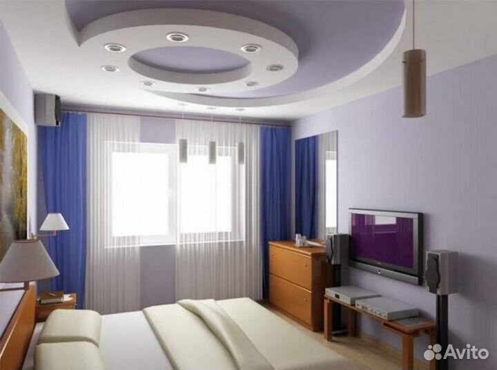 Ремонт квартир домов, натяжные потолки