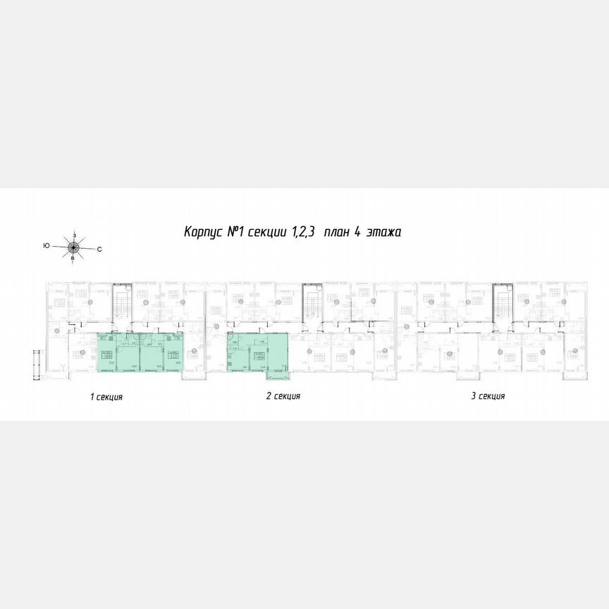 1-к. квартира, 36 м², 4/4 эт.