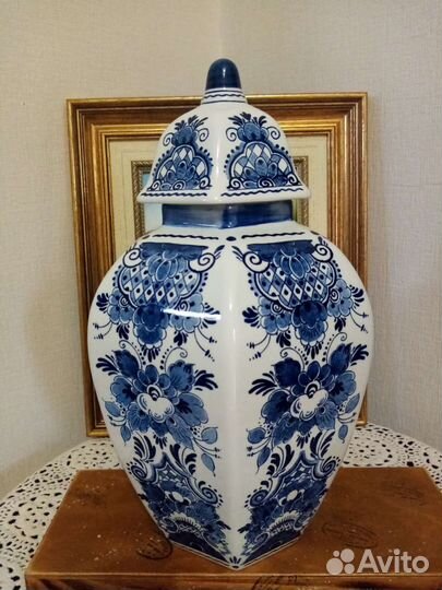 Ваза - чайница, Дельфт Голландия